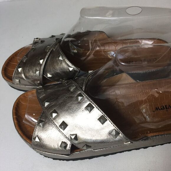 Comfortview women’s footbed studded sandals 10.5w - Picture 3 of 6